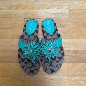 Coach Skye thong sandals